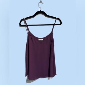 Aritzia  Babaton purple spaghetti strap blouse. Size small